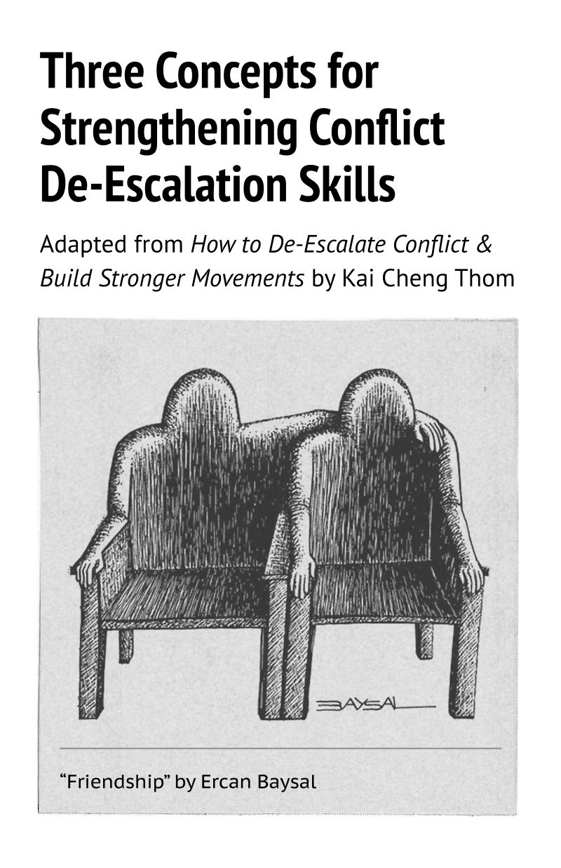 Three Tools for Strengthening Conflict De-Escalation Skills