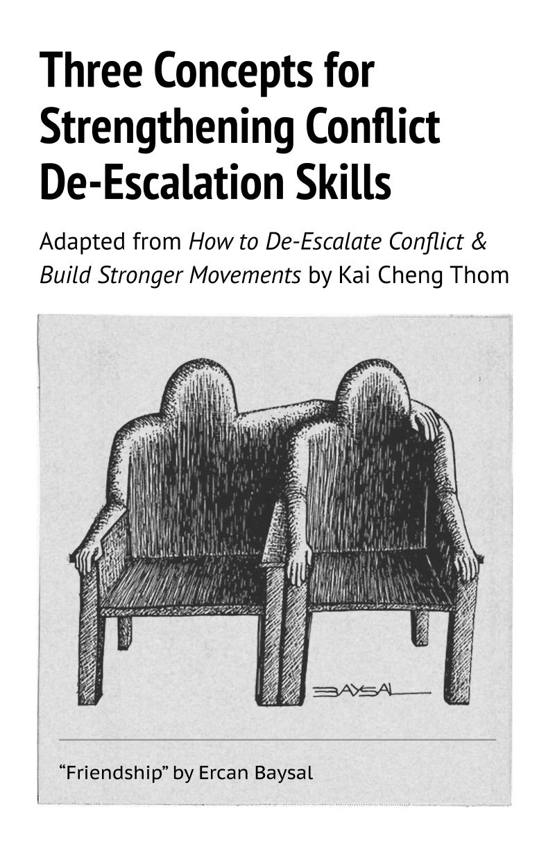 Three Tools for Strengthening Conflict De-Escalation Skills